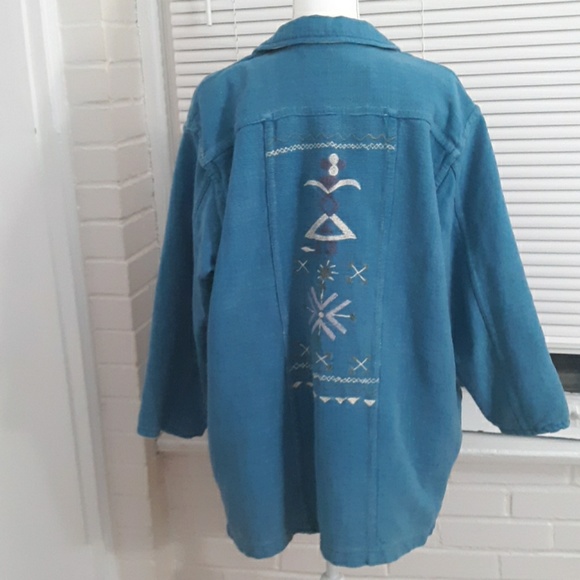Vintage Embroidered Krishna Jacket Boho XL - Picture 4 of 4